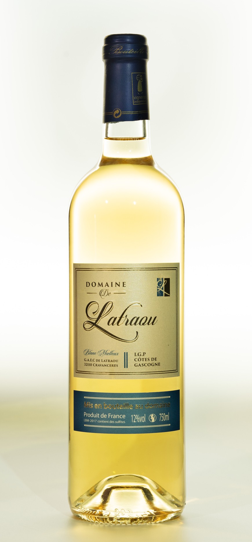 Côtes de Gascogne: vin blanc moelleux 75cl
